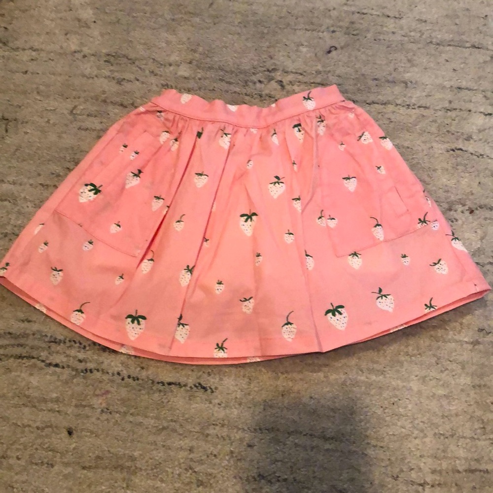 Strawberry printed skort